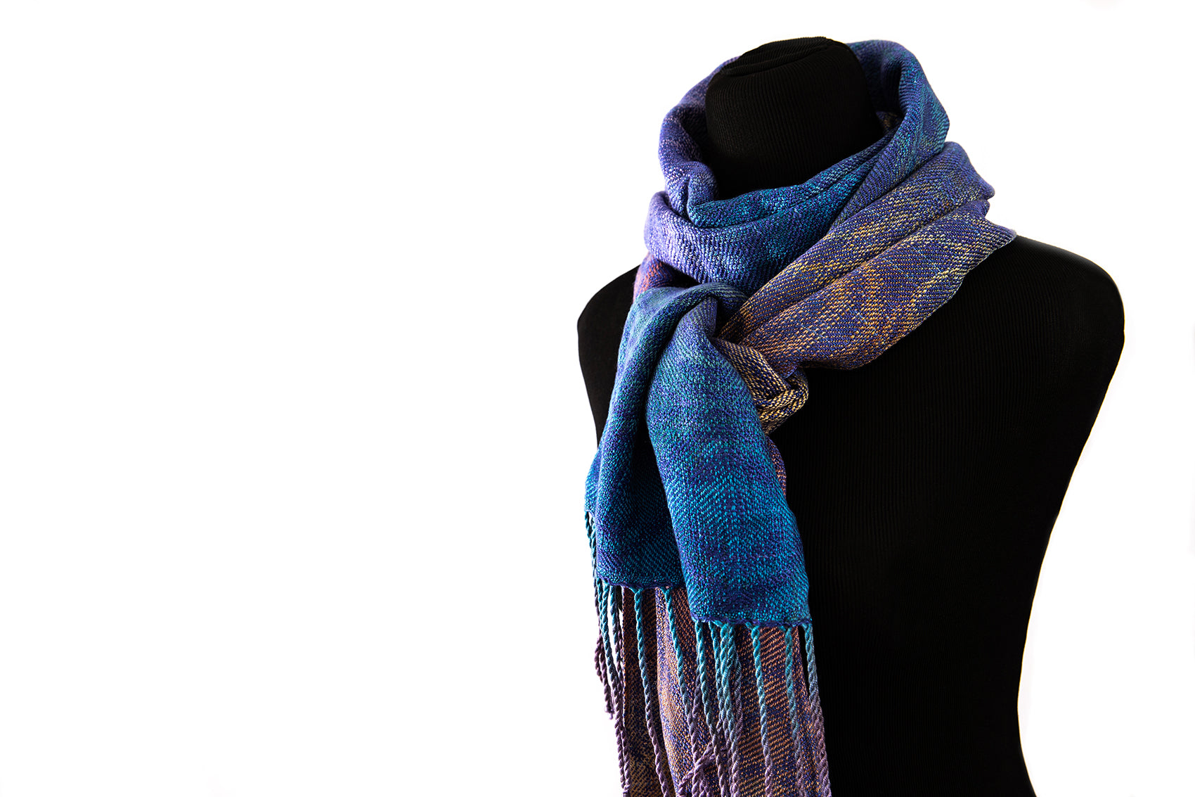 Golden Tailed Sapphire Classic Tencel Scarf-Sunangel